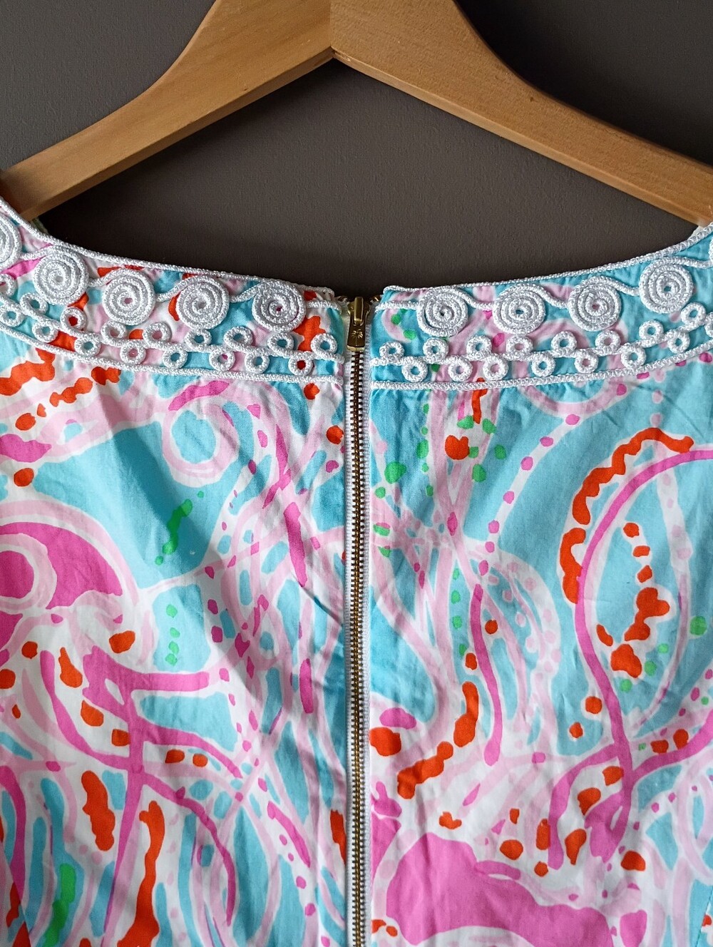 Lilly Pulitzer Gabby Jellies Be Jammin' Floral Embroider Preppy Nantucket Dress - Picture 7 of 9